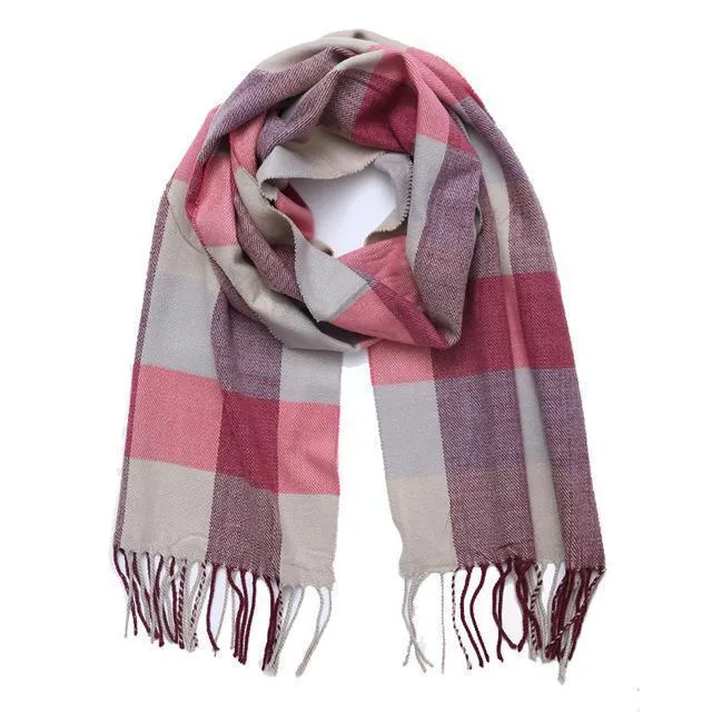 Fashion Winter Plaid Scarf