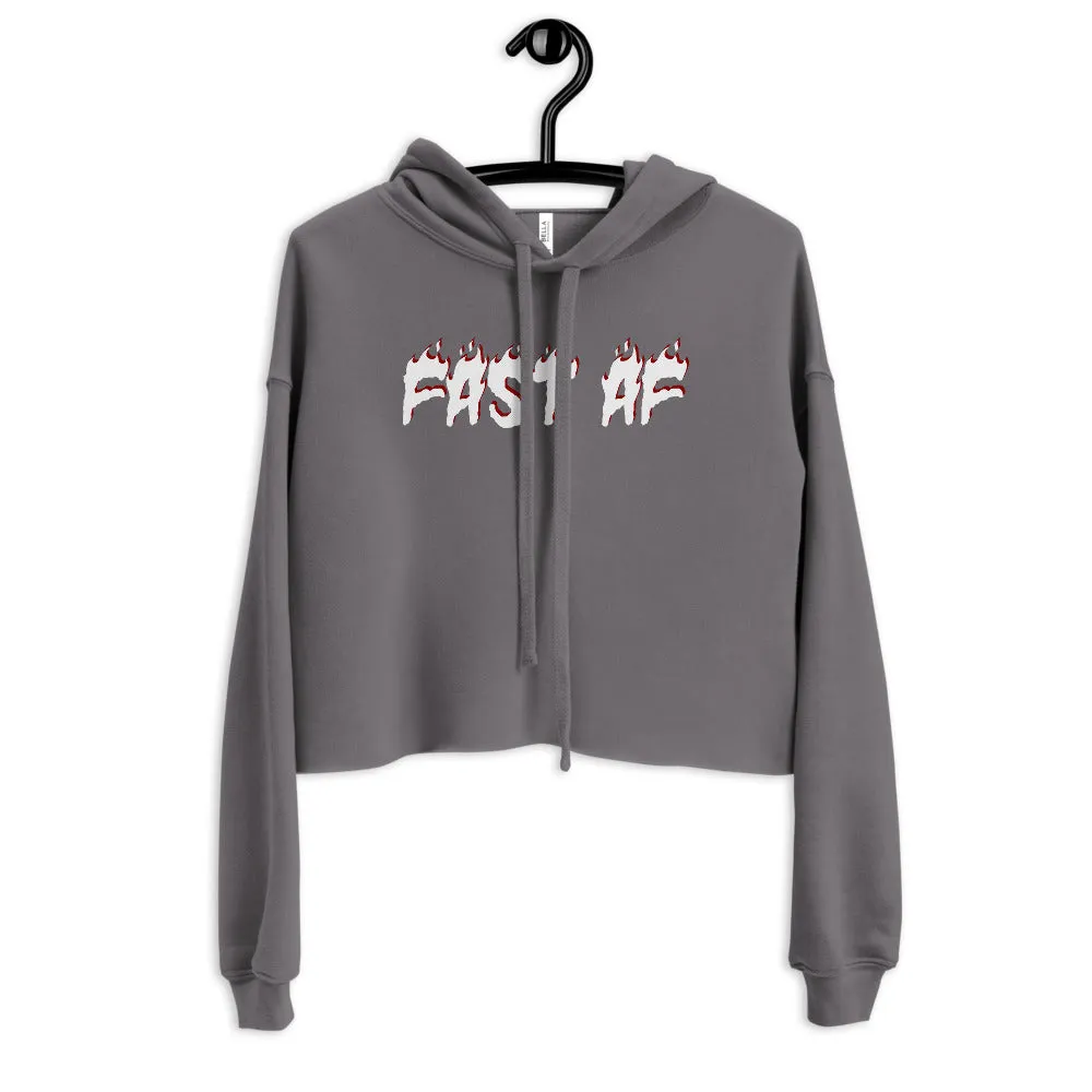 Fast AF [Crop Hoodie]