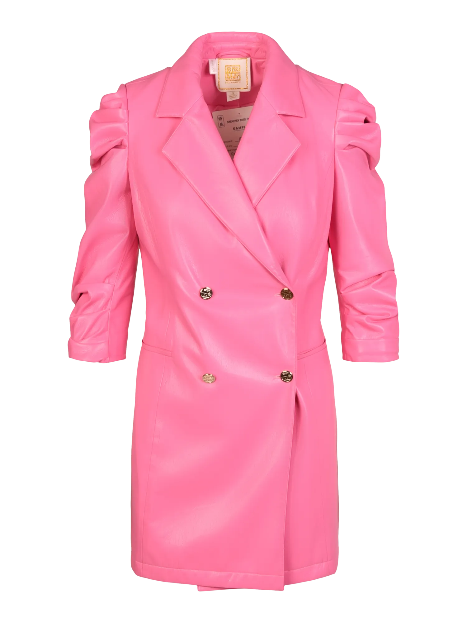 Faux Leather Bradshaw Dress
