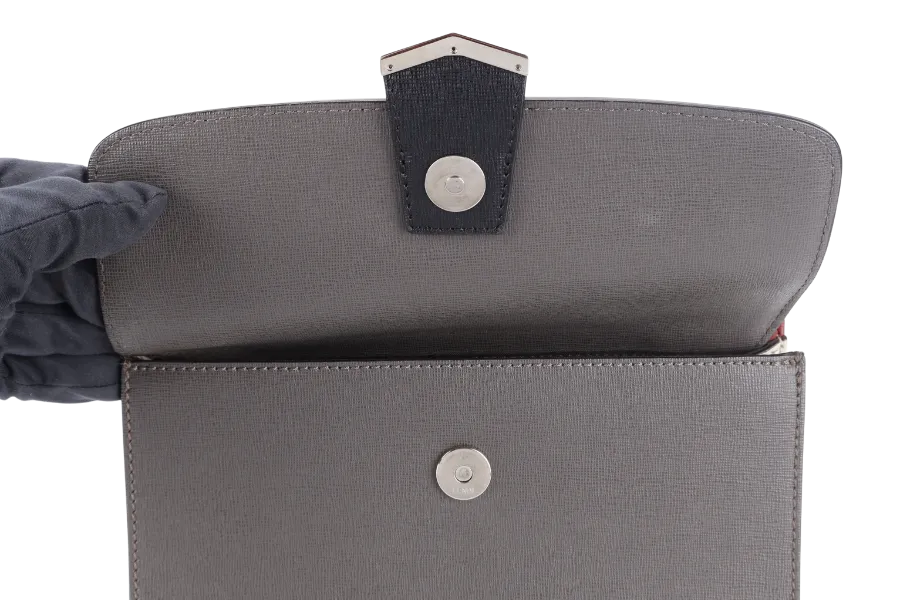 FENDI MINI MONSTER DEMI JOUR BAG GREY, RED, YELLOW BLUE COLOR WITH DUST COVER