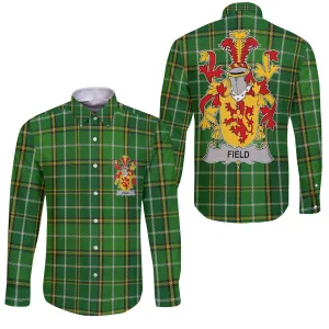 Field Long Sleeve Button Shirts Crest And National Plaid Style