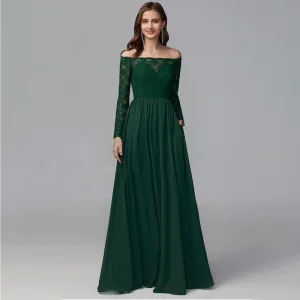 [Final Sale] Size US20 Dark Green Plus Size Formal Dresses