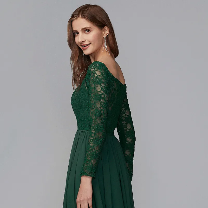 [Final Sale] Size US20 Dark Green Plus Size Formal Dresses