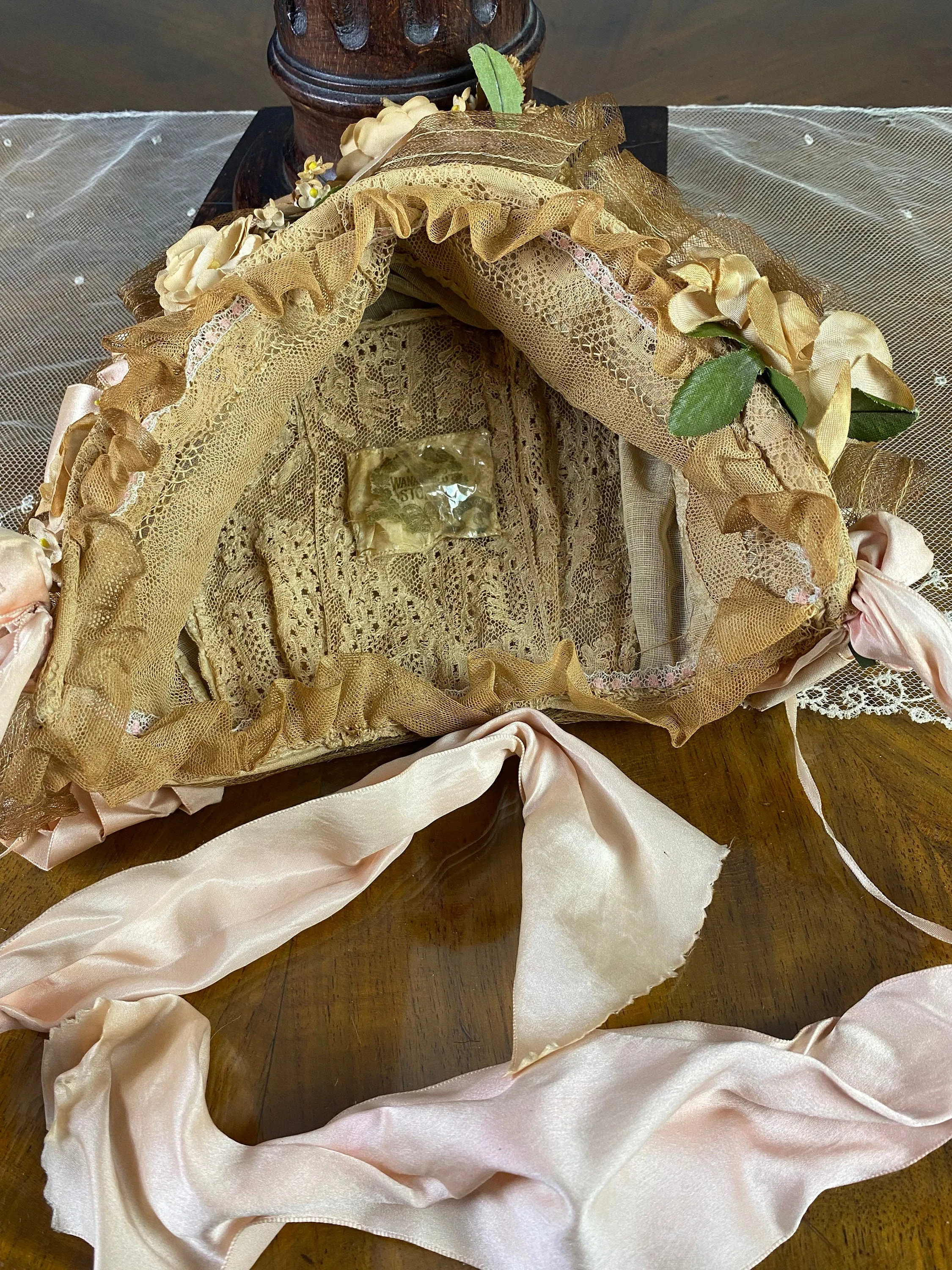 Flower Bonnet, Philadelphia, ca. 1880