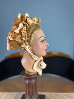 Flower Bonnet, Philadelphia, ca. 1880