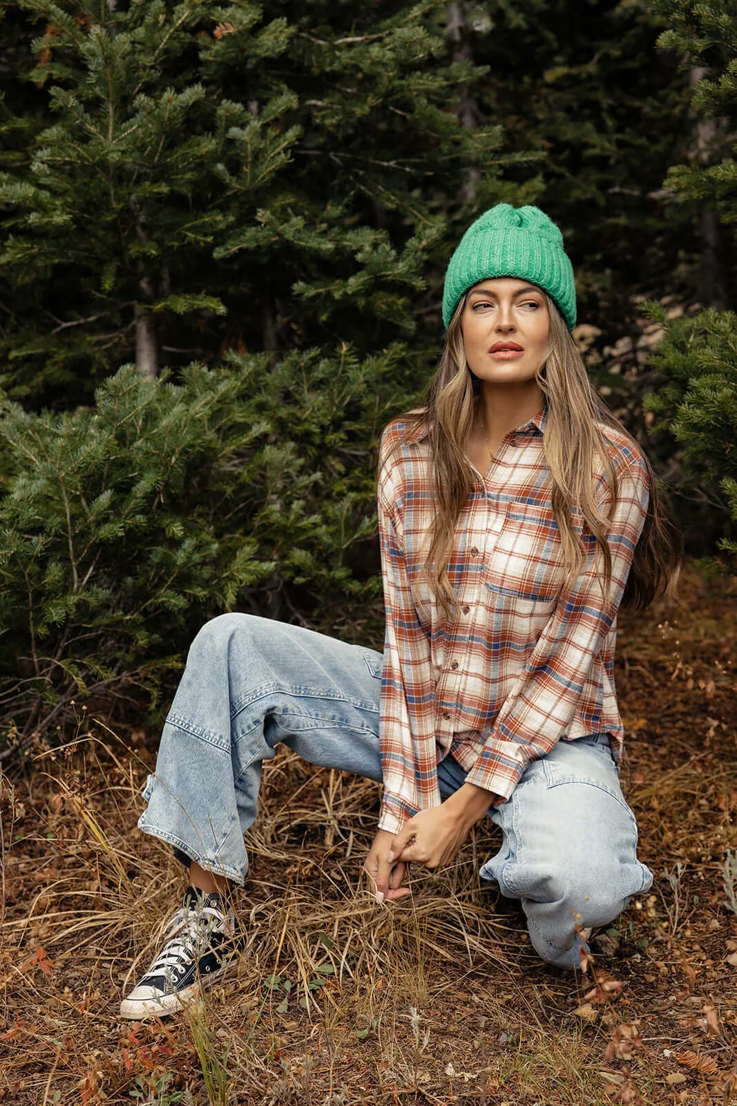 For A Moment Plaid Flannel