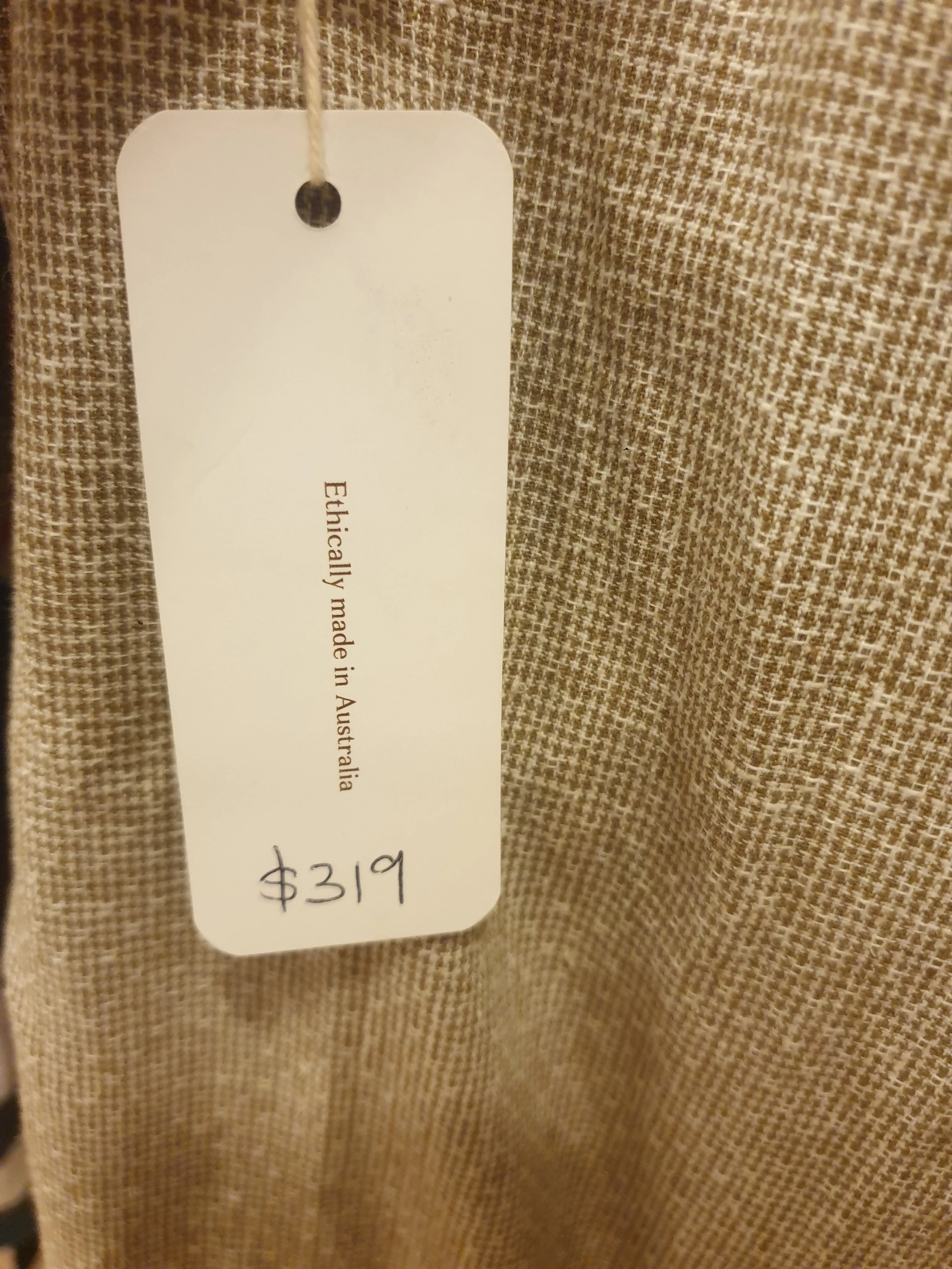 Form by T brown mini houndstooth print wrap maxi dress size 10