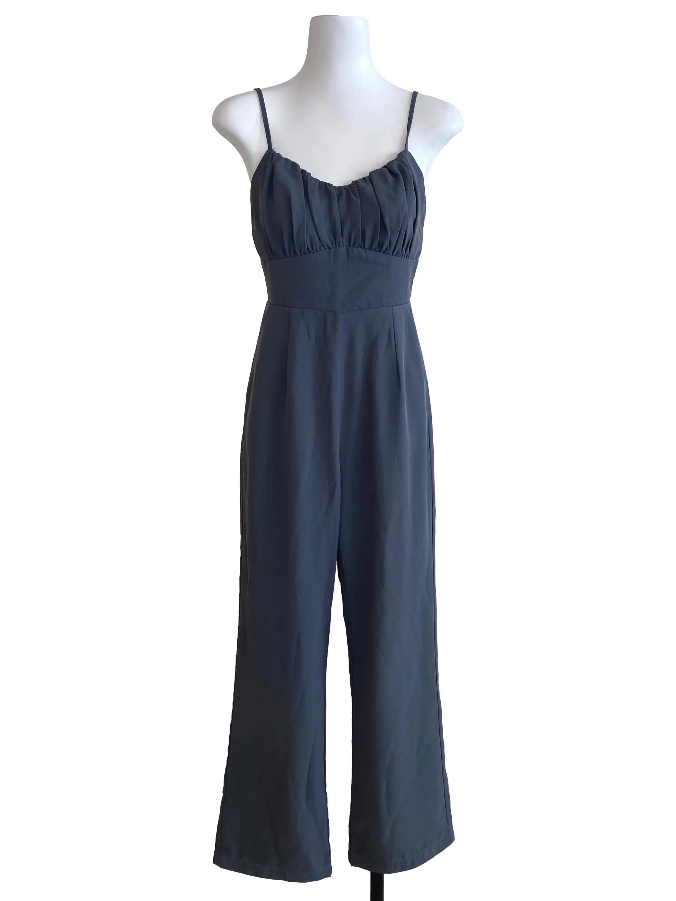 Fossil Grey Sweetheart Jumpsuits