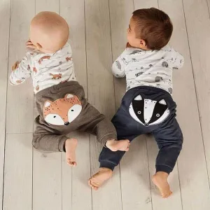 Fox or Badger Baby Set