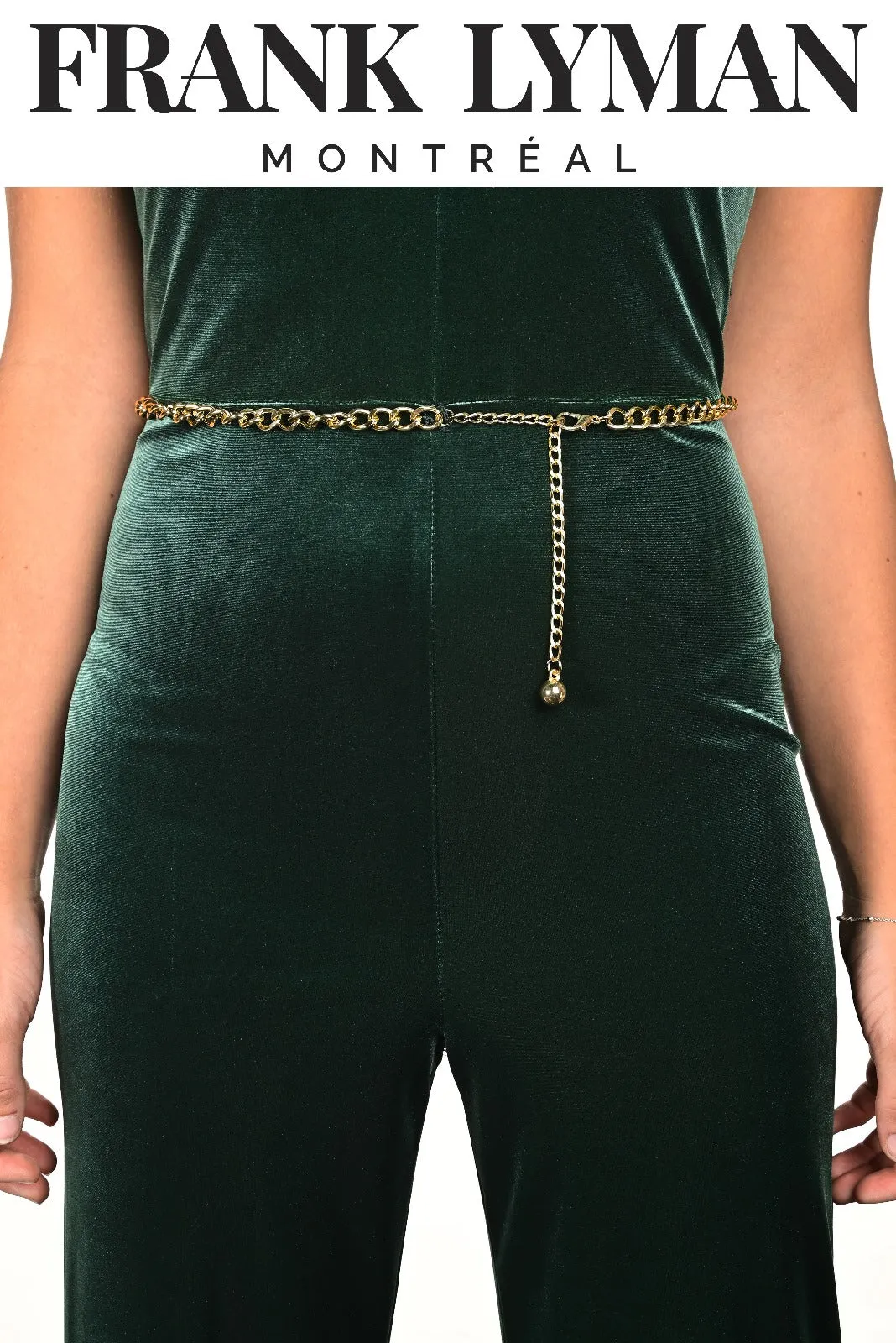 Frank lyman  234345 velvet jumpsuit