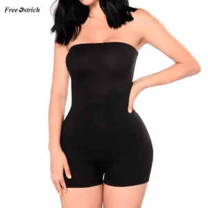 Free Ostrich Clothes Jumpsuit Fashion Women's Off Shoulder Sexy Jumpsuit Solid Party Plausuit Skinny Jumpsuits Rompers Jumpsuit