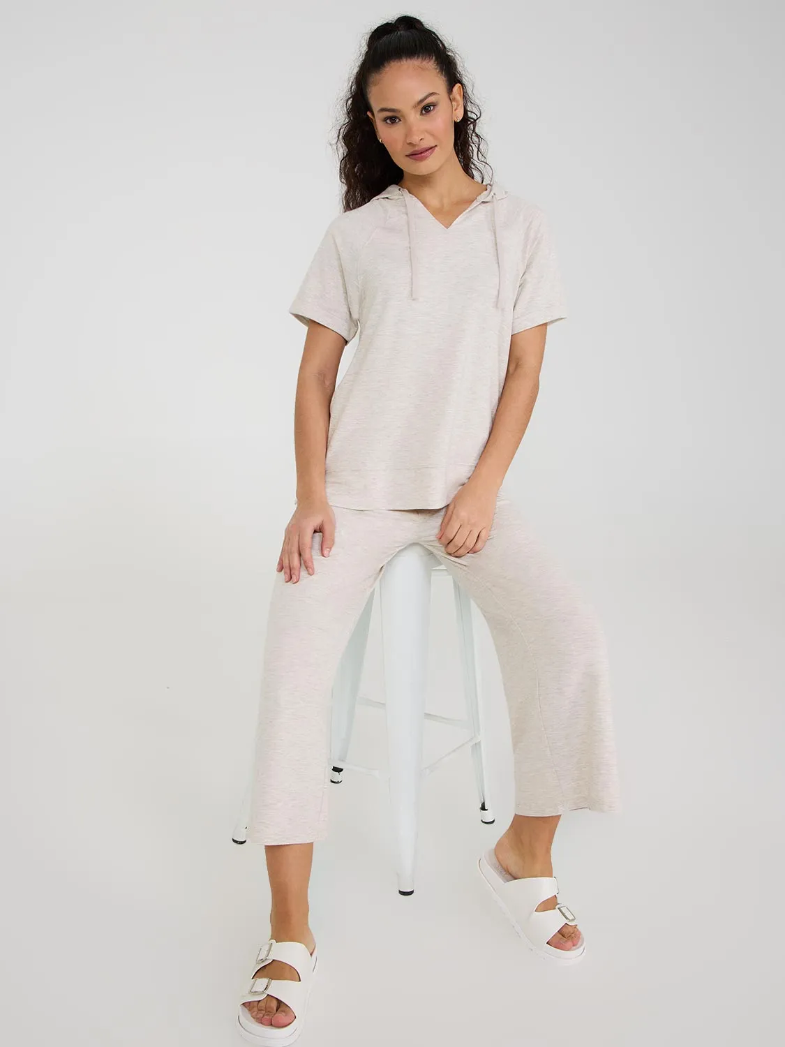 French Terry Gaucho Pants