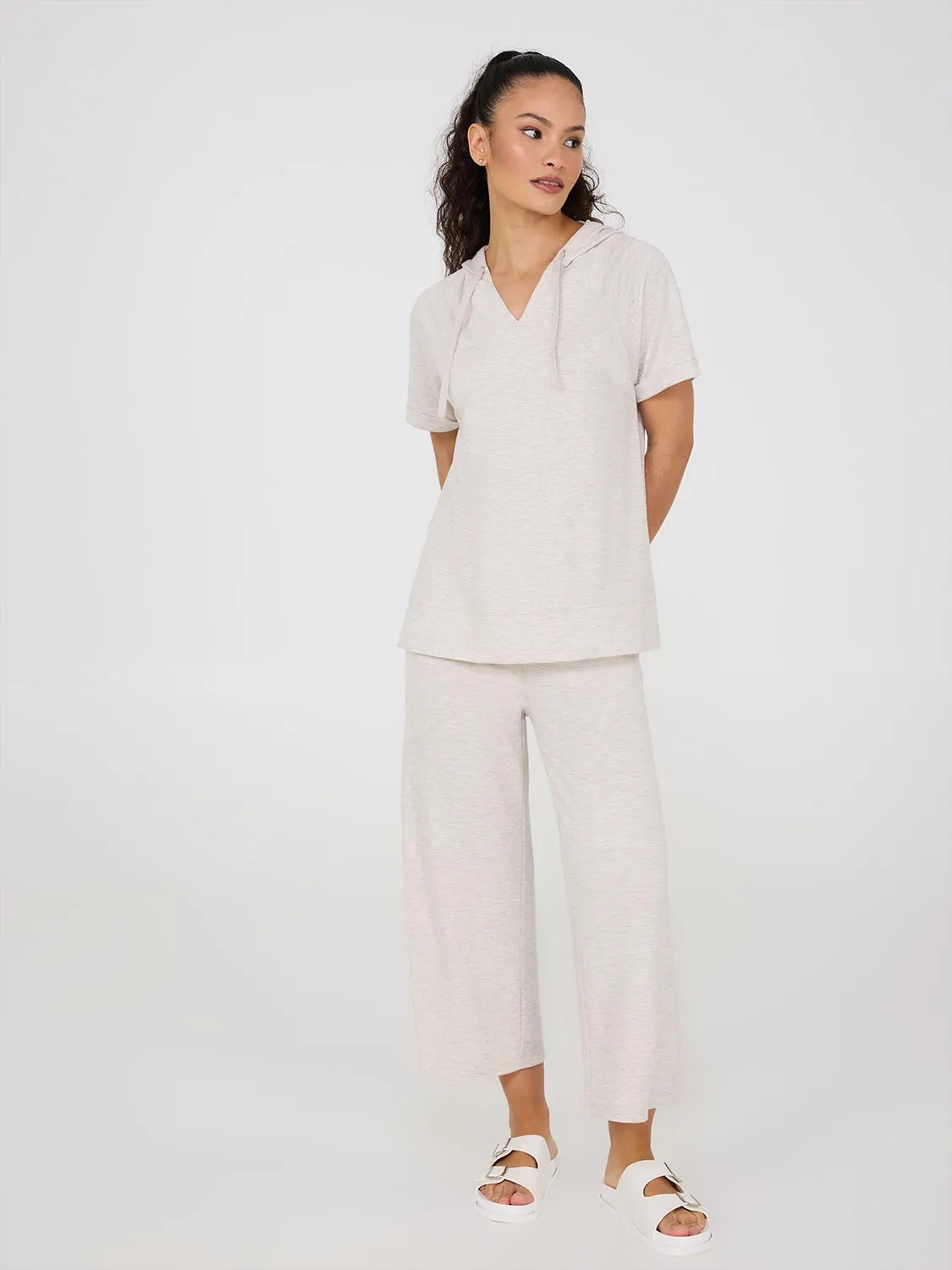 French Terry Gaucho Pants