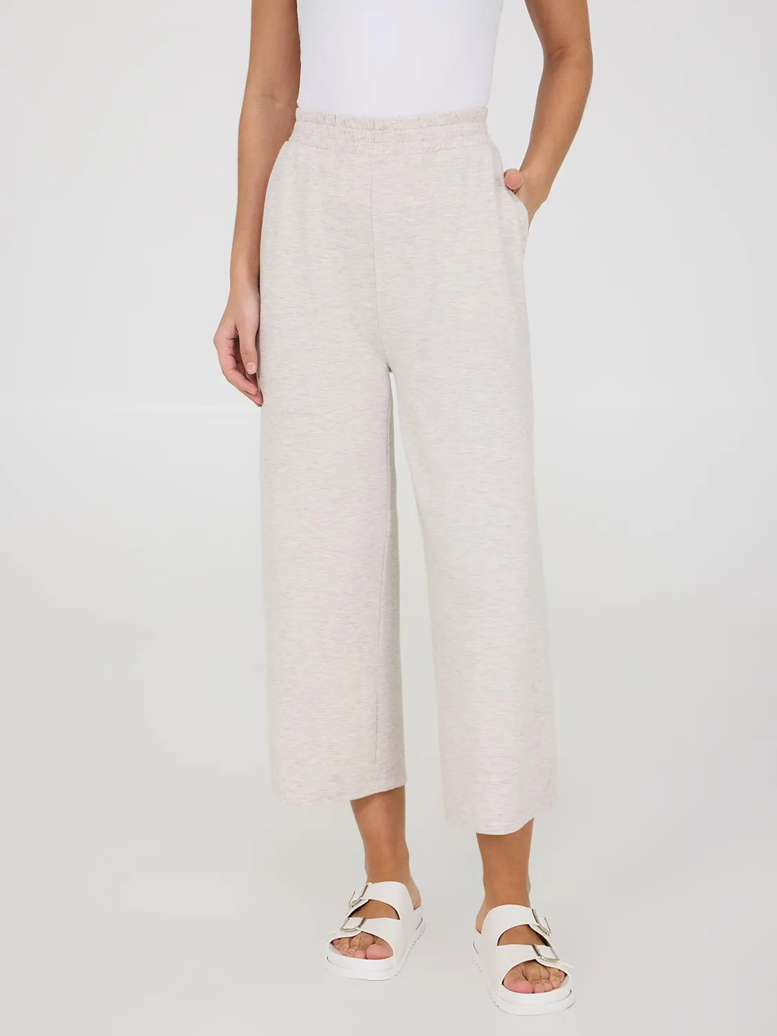 French Terry Gaucho Pants