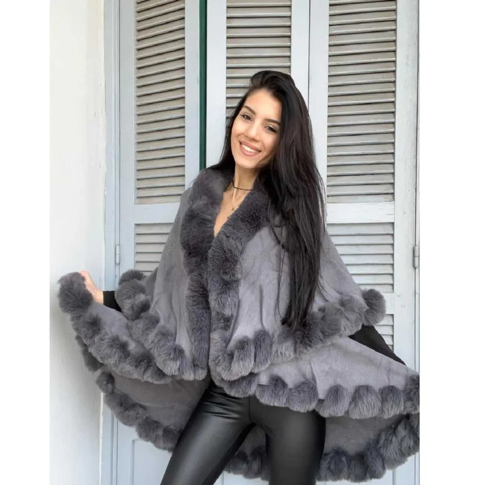 Fur Poncho