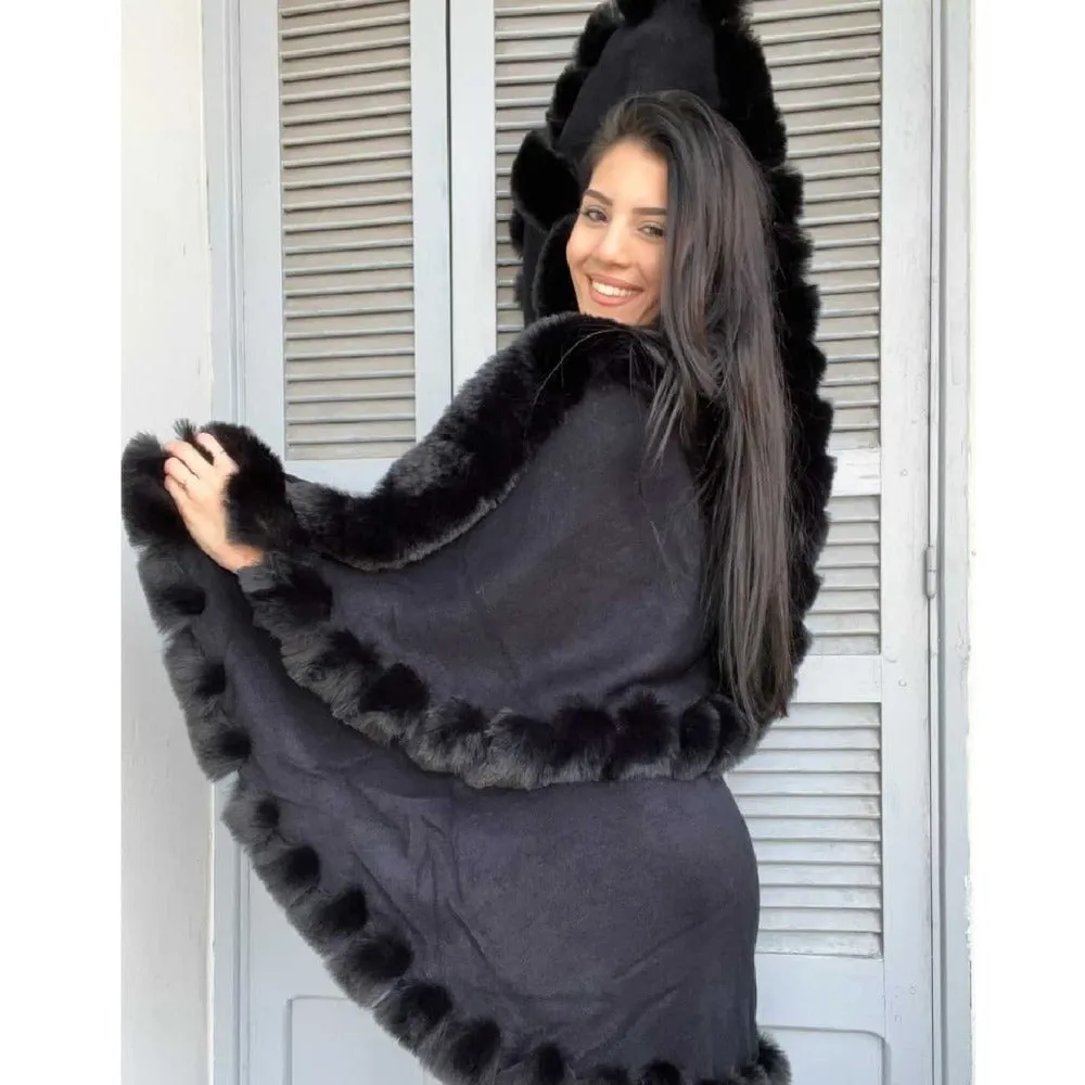 Fur Poncho