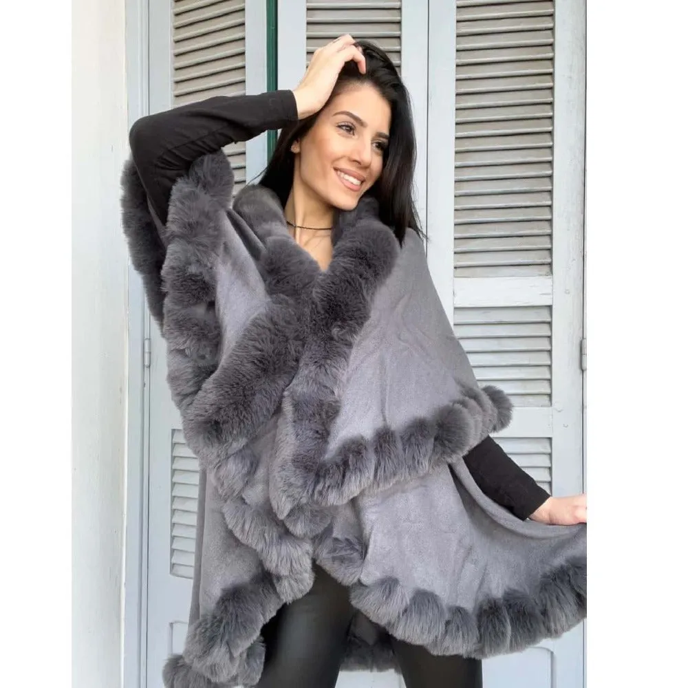 Fur Poncho