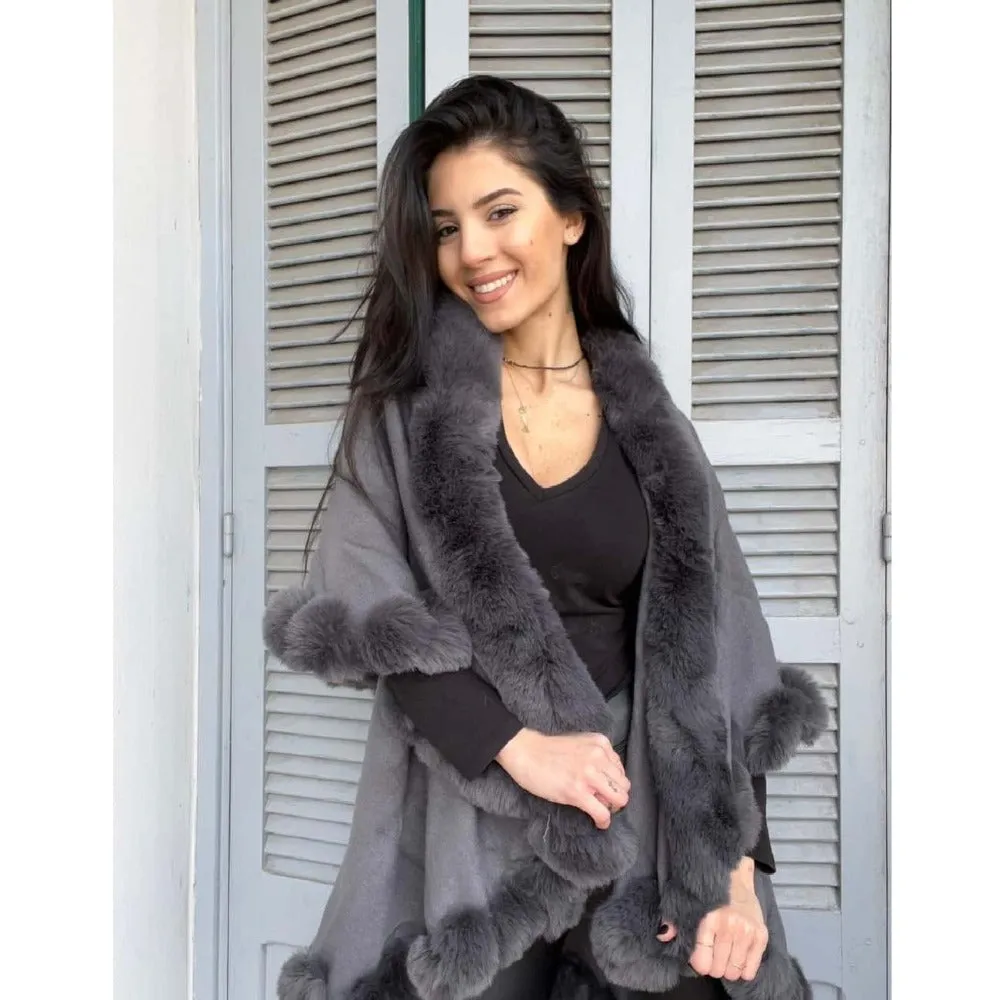 Fur Poncho