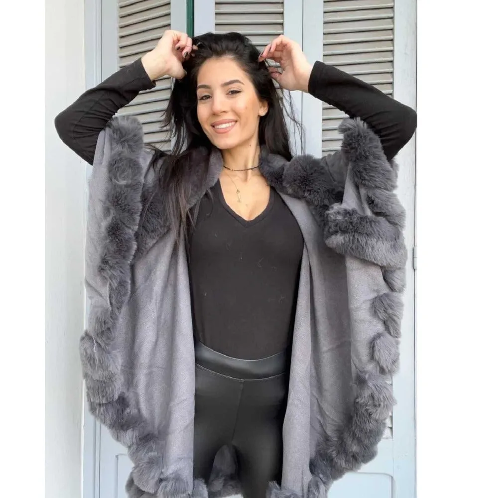 Fur Poncho