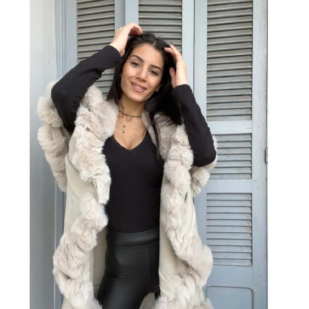 Fur Poncho