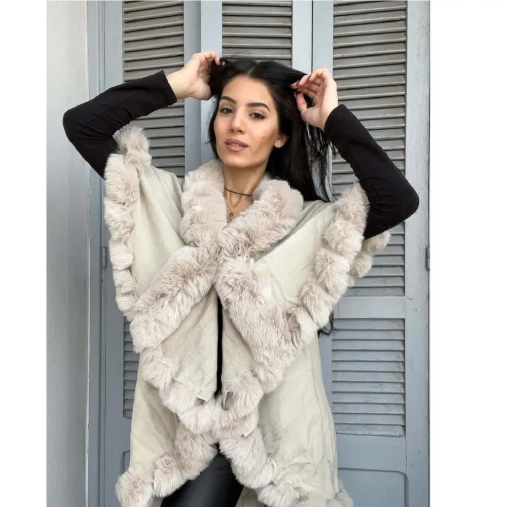 Fur Poncho