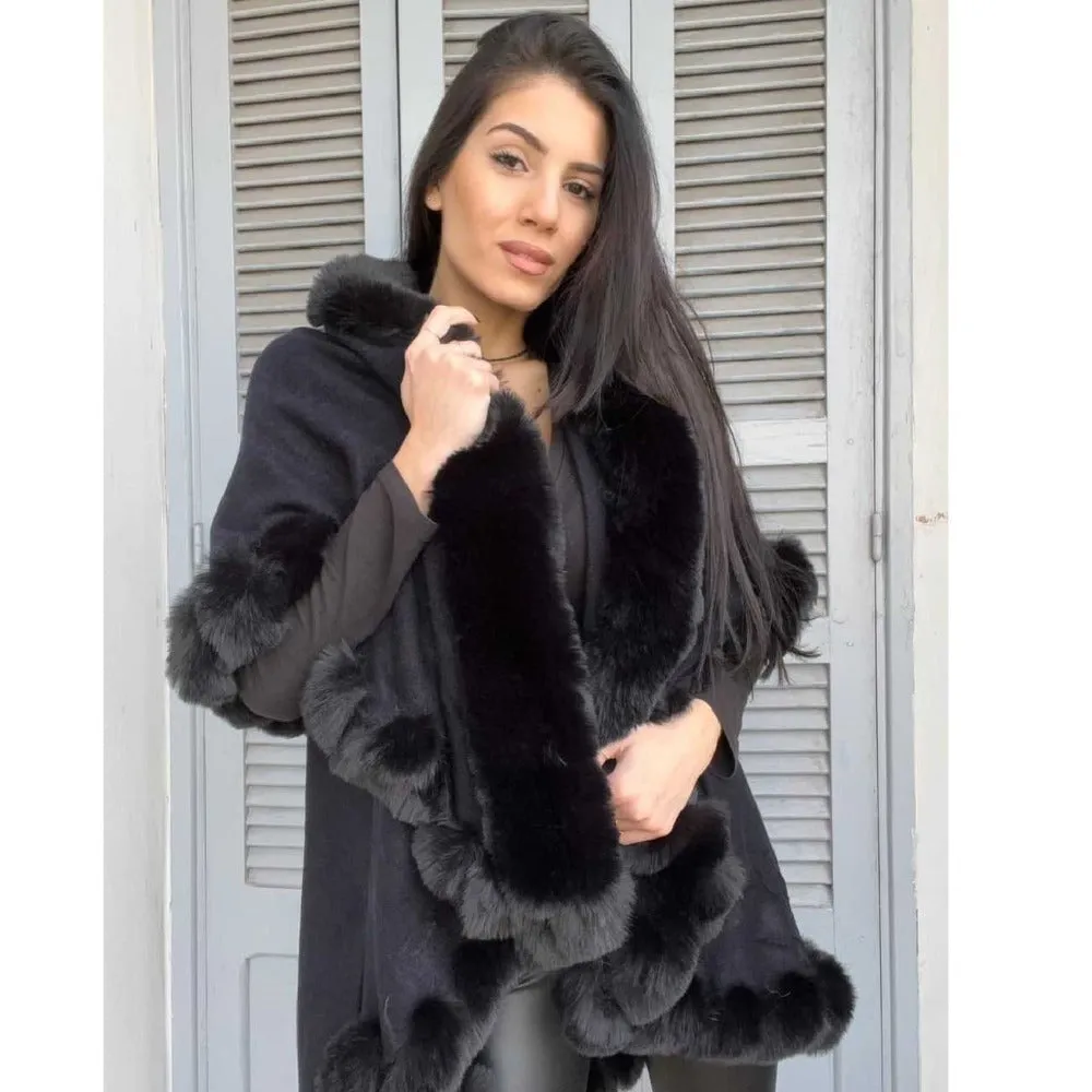 Fur Poncho