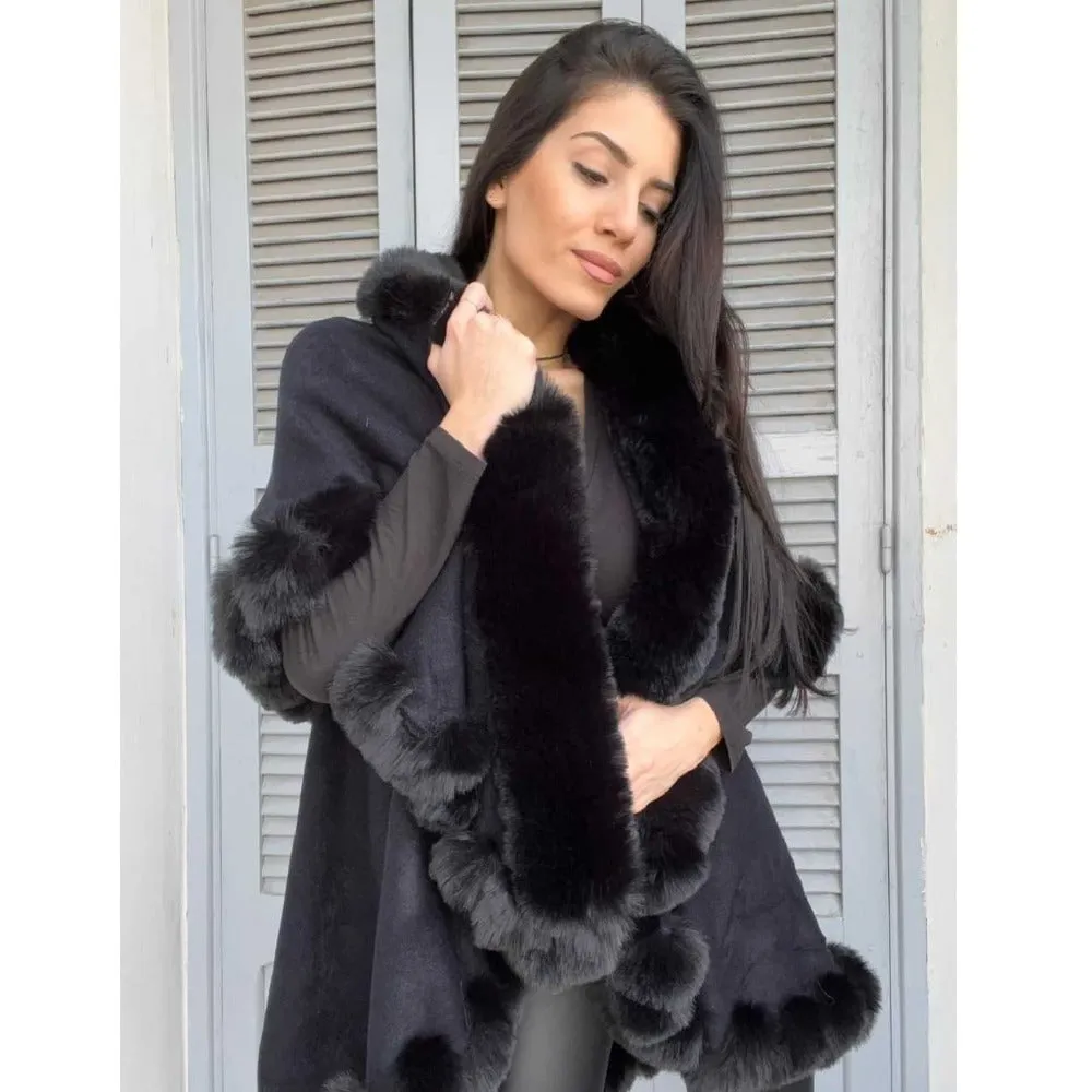 Fur Poncho