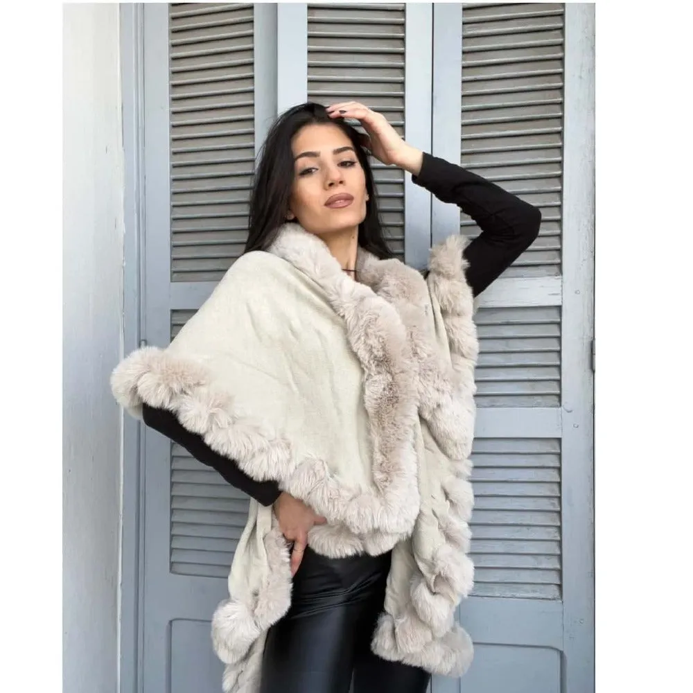 Fur Poncho