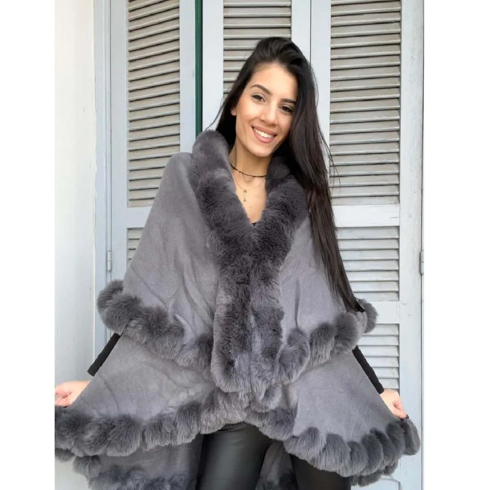 Fur Poncho