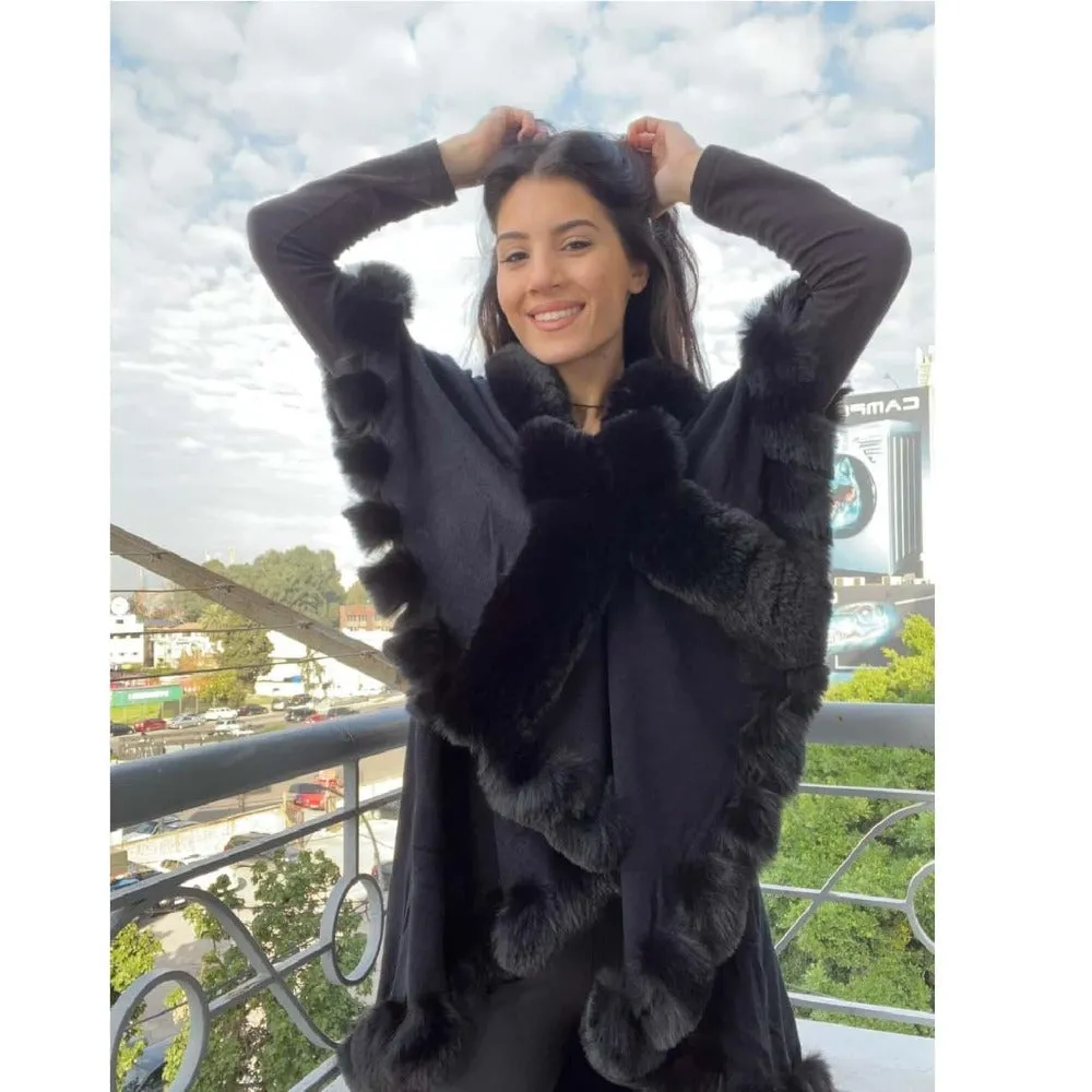 Fur Poncho