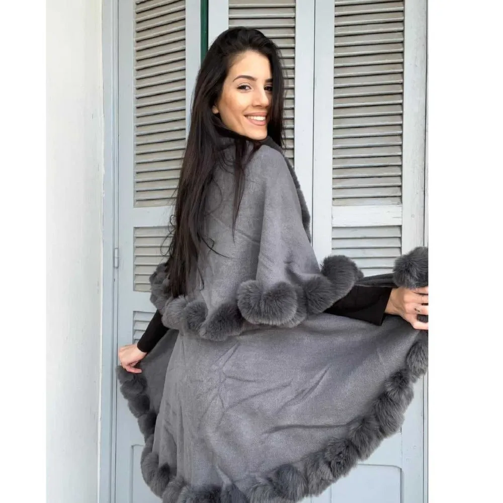 Fur Poncho