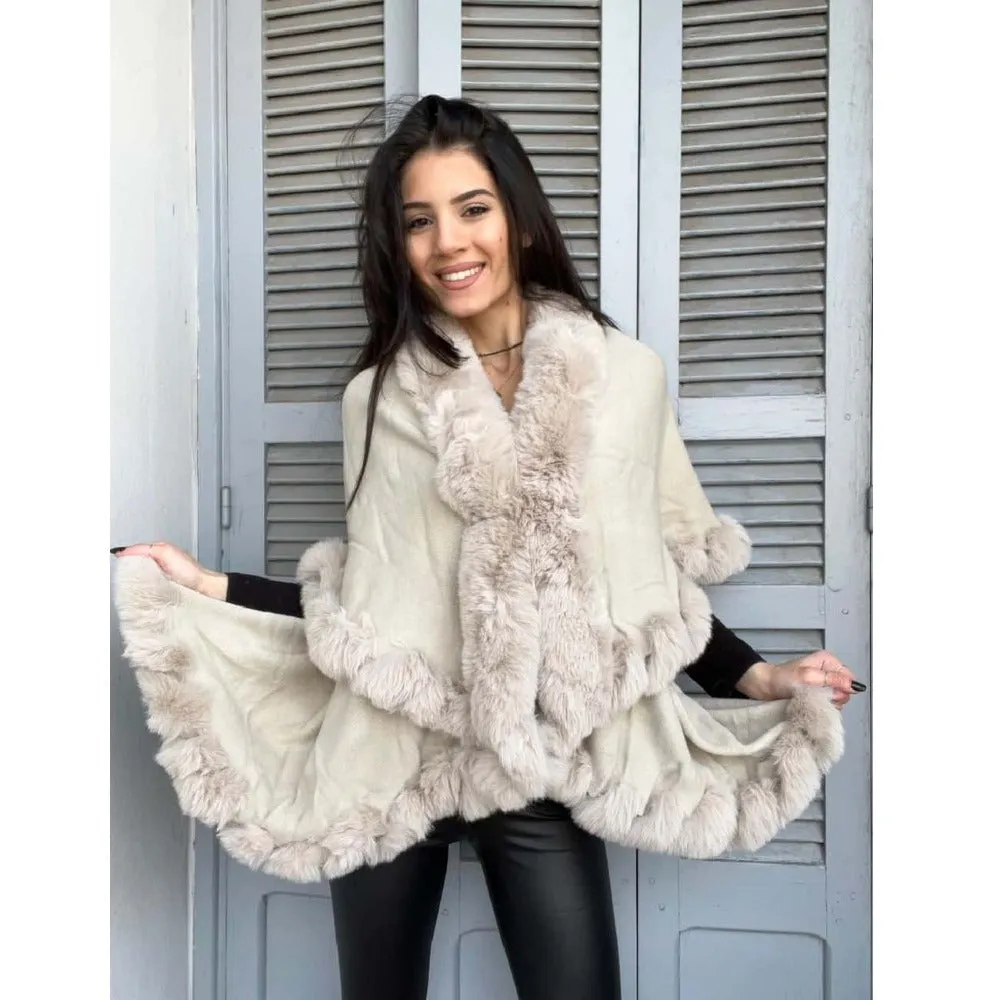 Fur Poncho