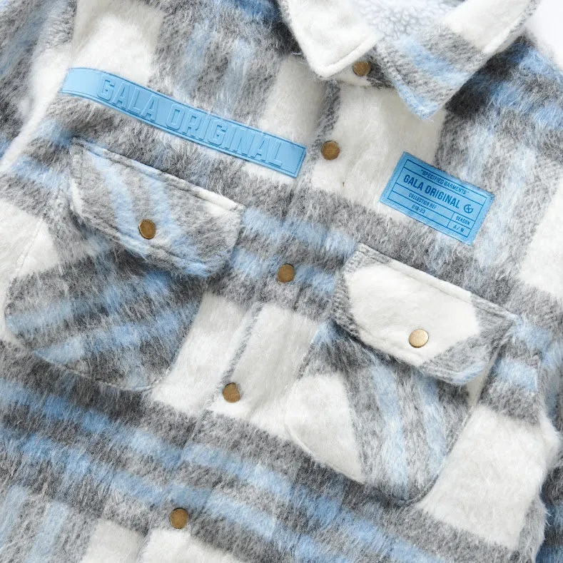 FURY FLEECE FLANNEL JACKET (GREY ICE)