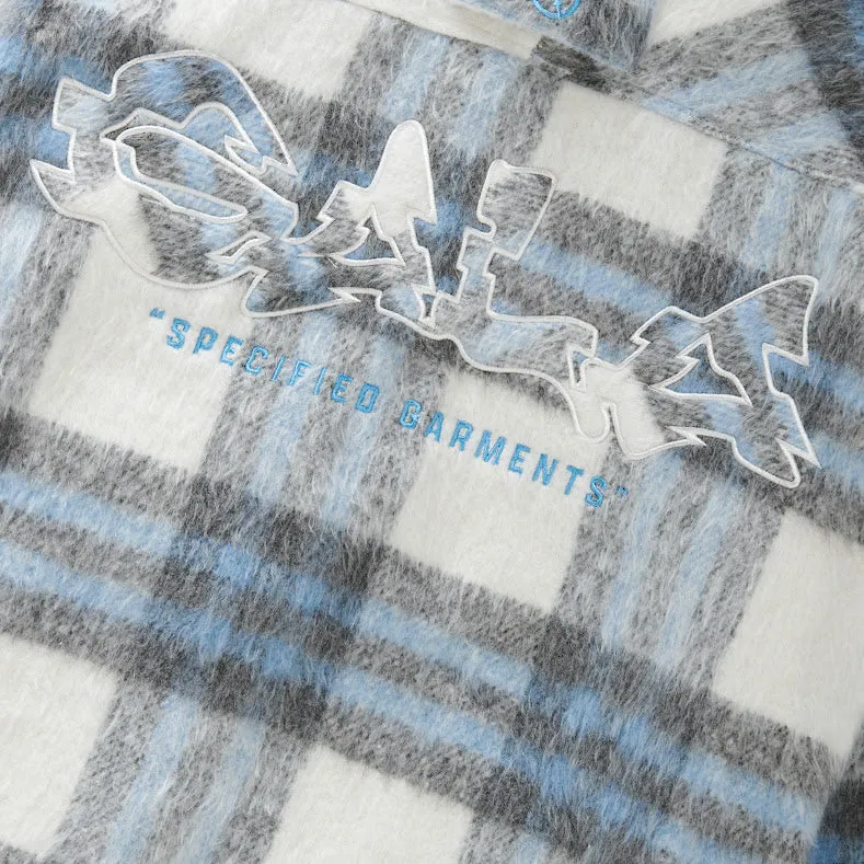 FURY FLEECE FLANNEL JACKET (GREY ICE)