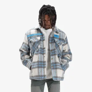 FURY FLEECE FLANNEL JACKET (GREY ICE)