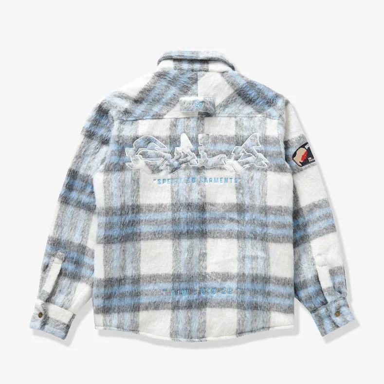 FURY FLEECE FLANNEL JACKET (GREY ICE)