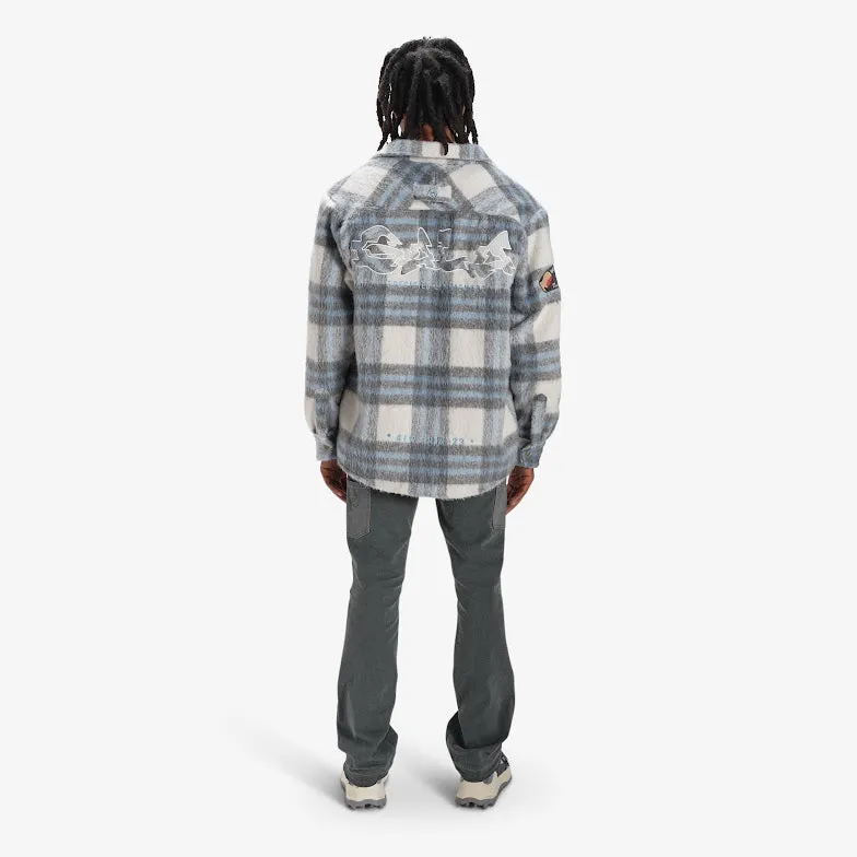 FURY FLEECE FLANNEL JACKET (GREY ICE)