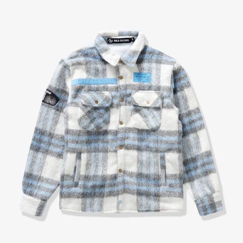 FURY FLEECE FLANNEL JACKET (GREY ICE)