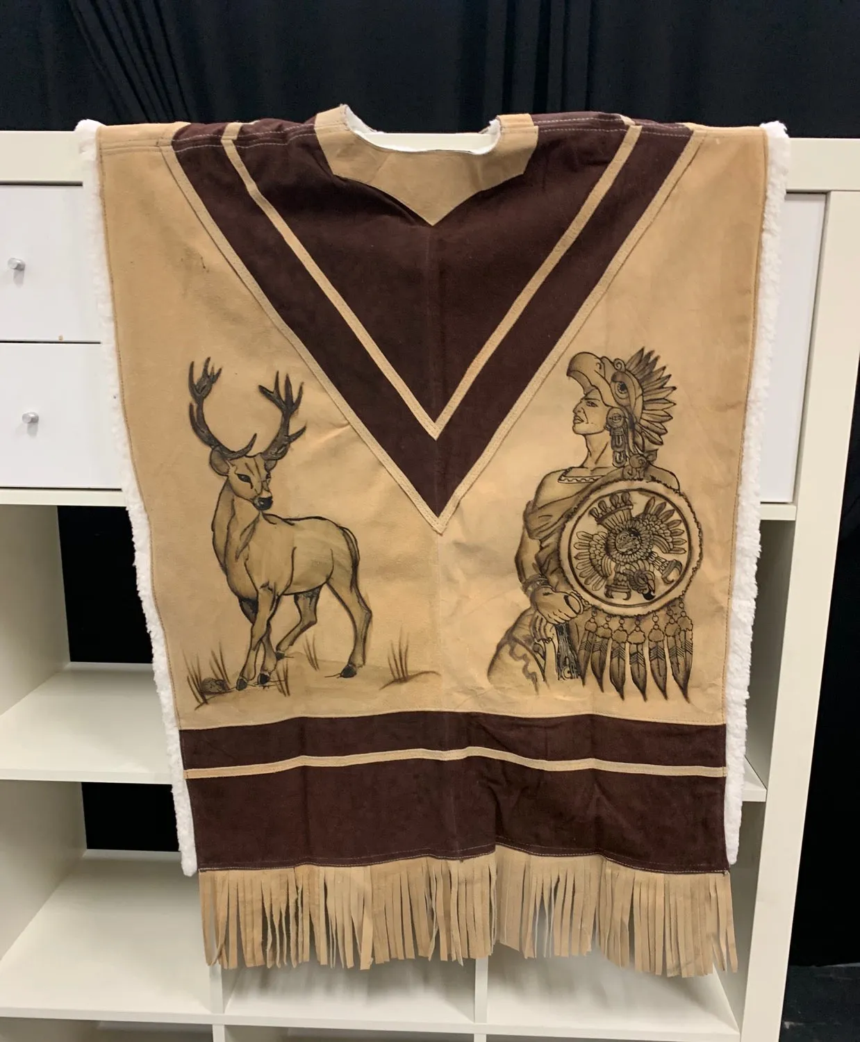 Gaban Poncho De Lana 100% Artisanal Sheep’s Wool