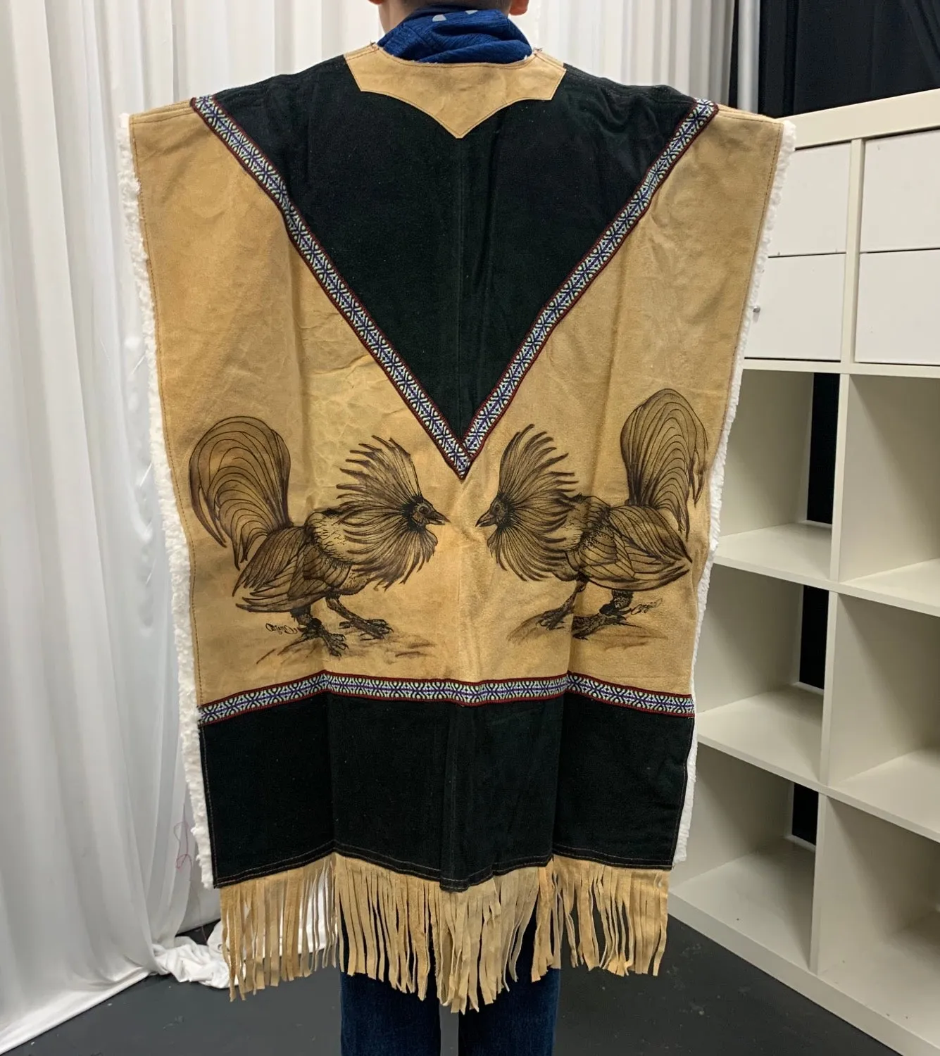 Gaban Poncho De Lana 100% Artisanal Sheep’s Wool