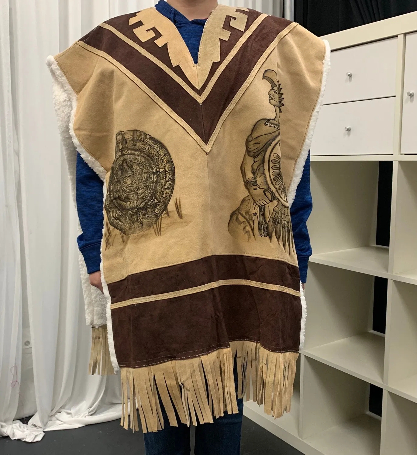 Gaban Poncho De Lana 100% Artisanal Sheep’s Wool