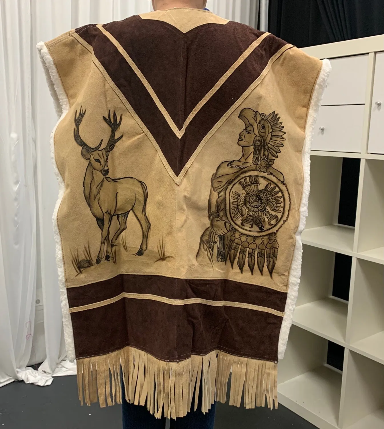 Gaban Poncho De Lana 100% Artisanal Sheep’s Wool
