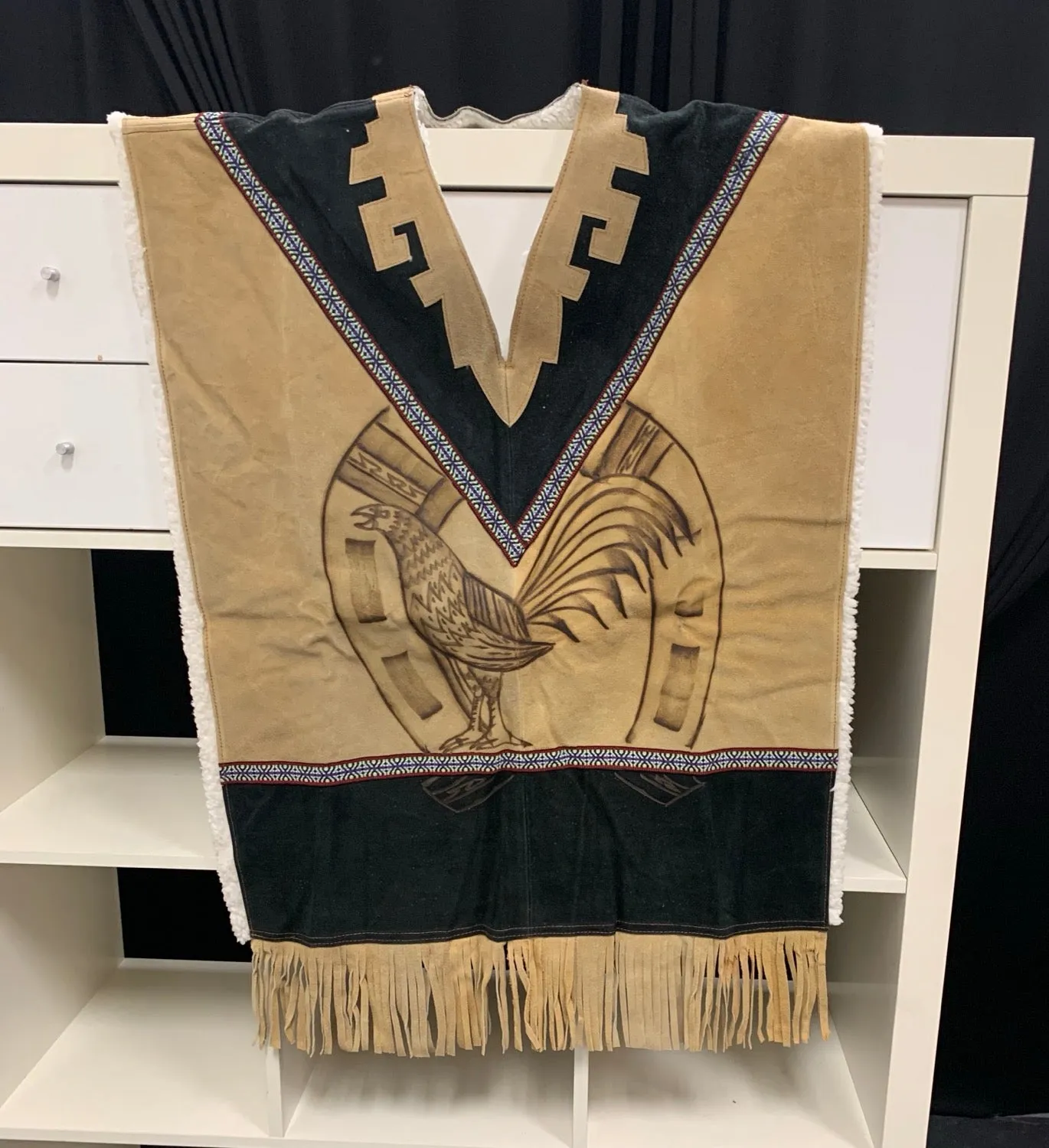 Gaban Poncho De Lana 100% Artisanal Sheep’s Wool