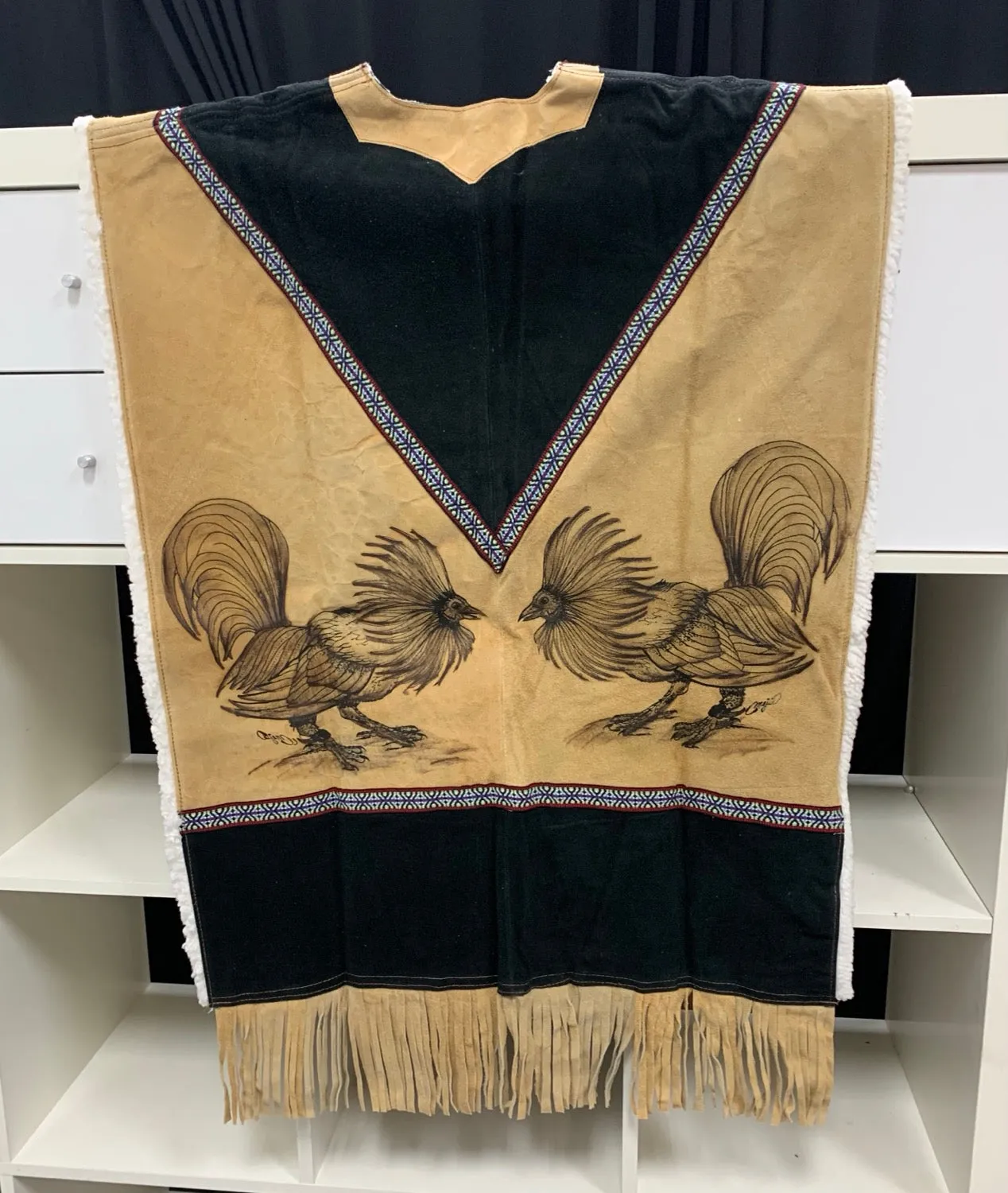 Gaban Poncho De Lana 100% Artisanal Sheep’s Wool