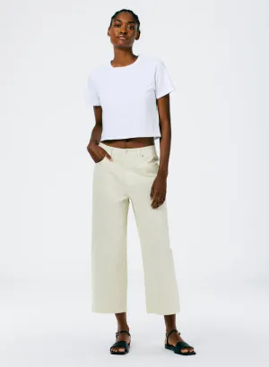 Garment Dyed Summer Twill Cropped Sam Jean