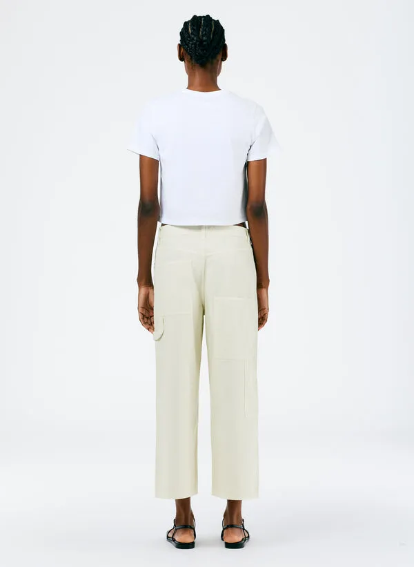 Garment Dyed Summer Twill Cropped Sam Jean