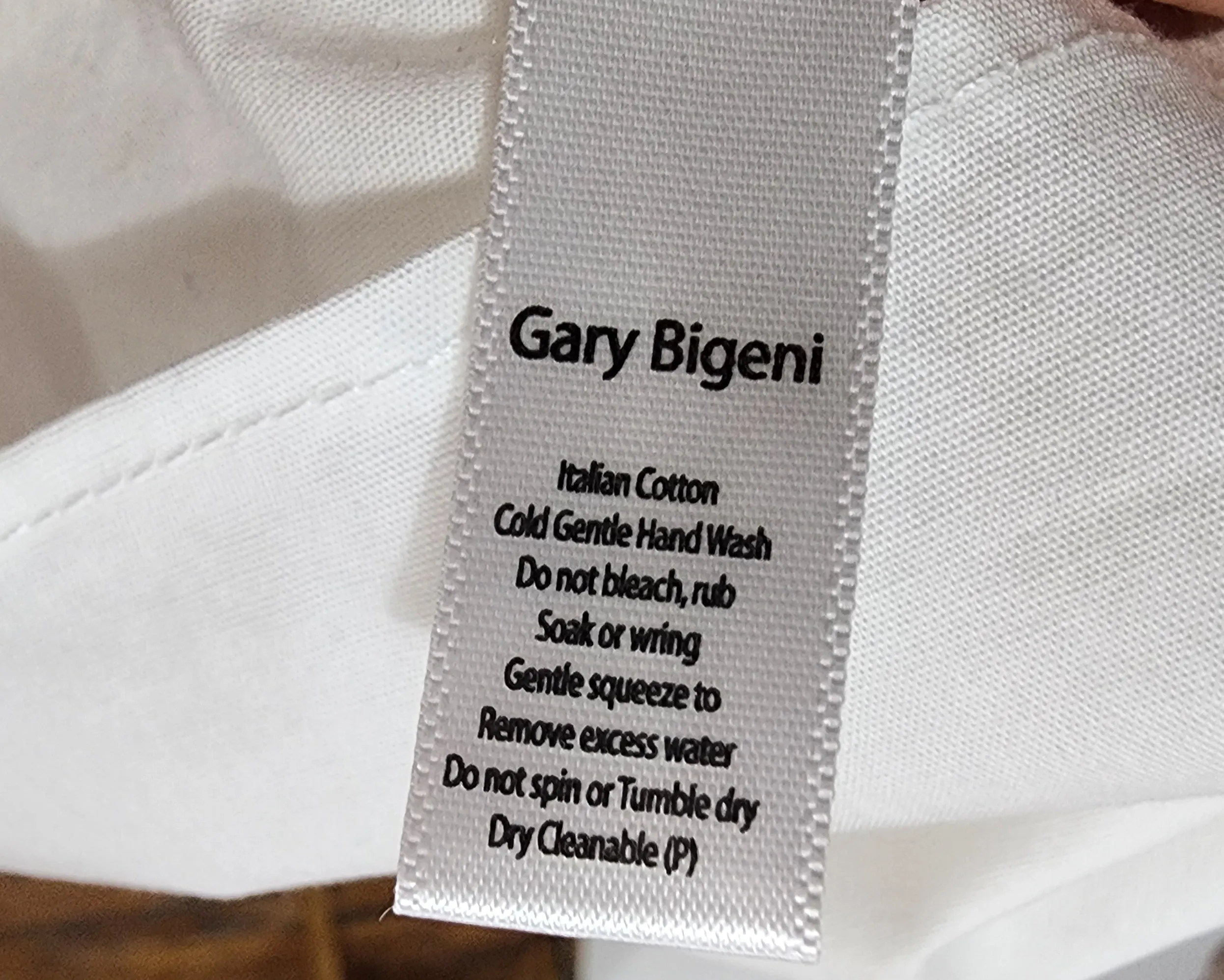 Gary Bigeni white cotton dress size 12