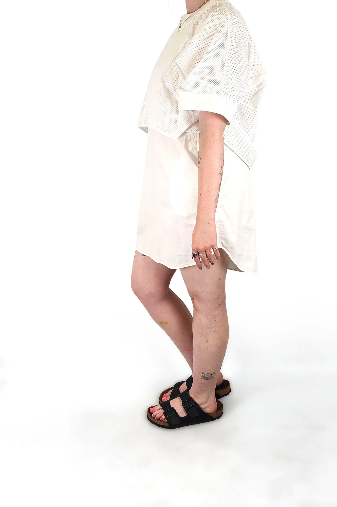 Gary Bigeni white cotton dress size 12