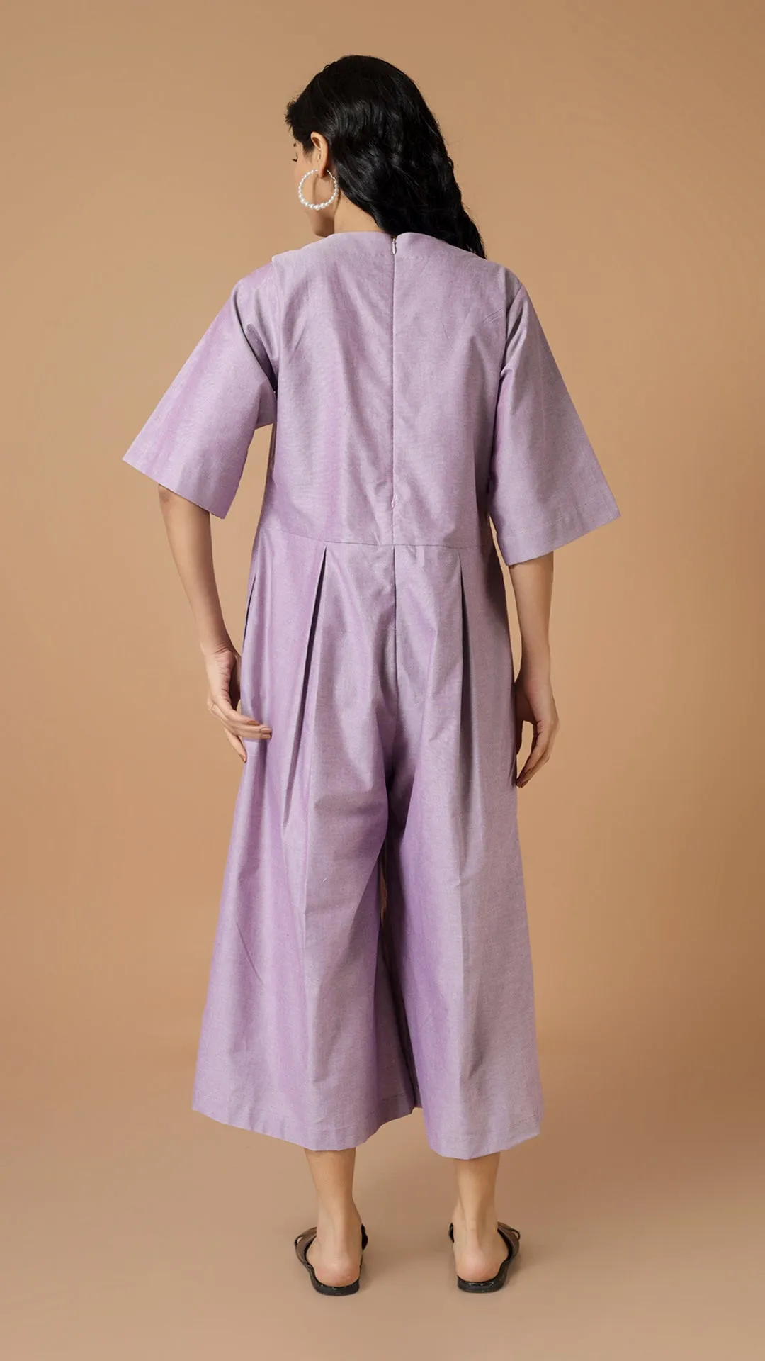 GATHERED JUMPSUIT