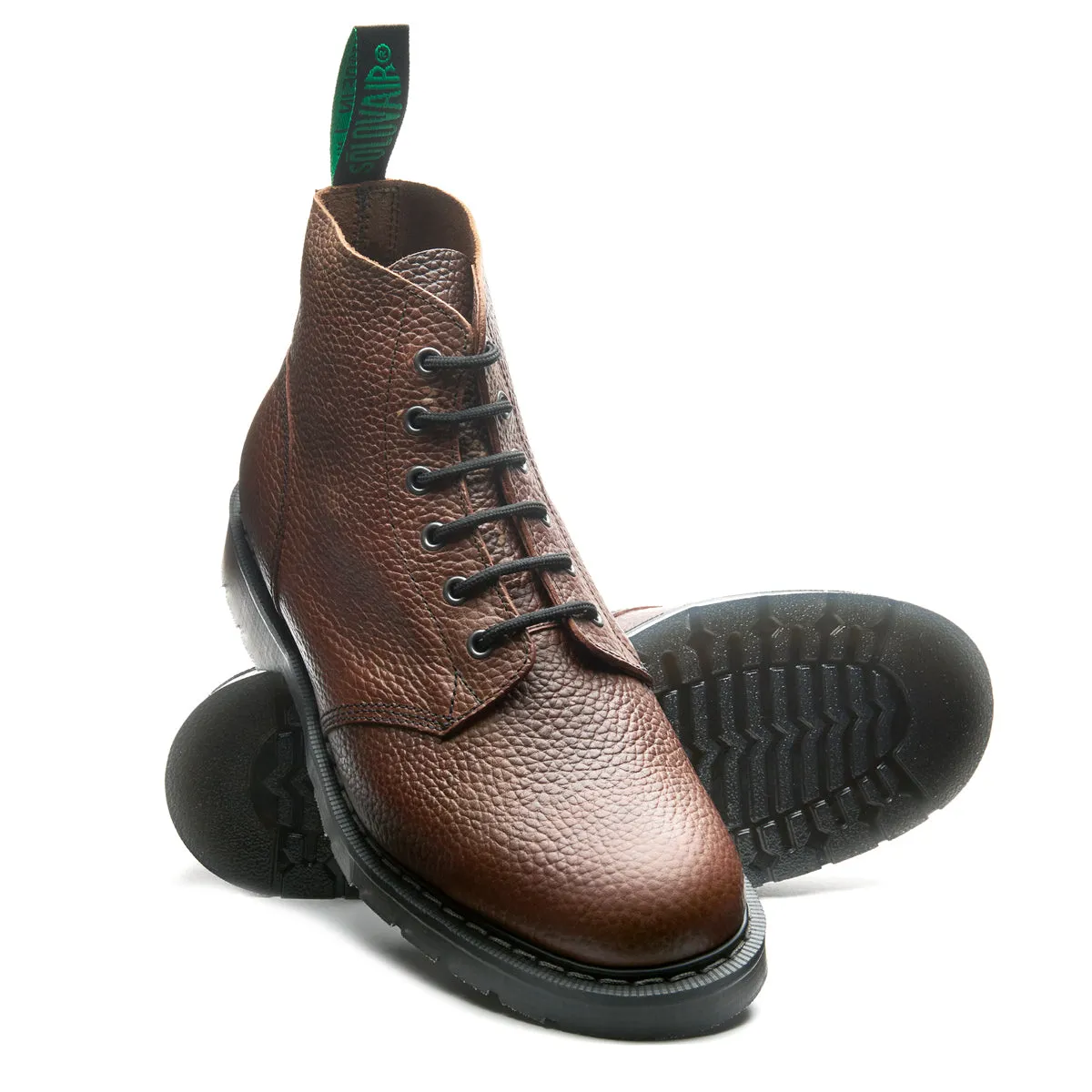 Gaucho Brown Grain 6 Eye Astronaut Boot